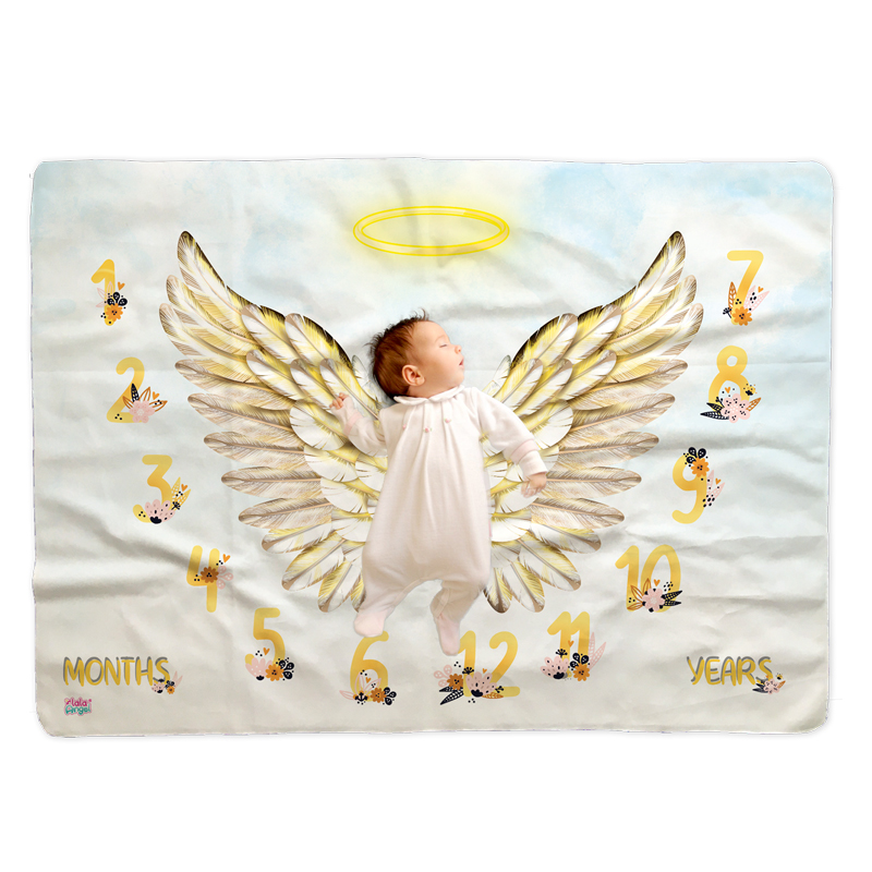 زیرانداز عکاسی ماهگرد کودک لالاآنجل مدل فرشته