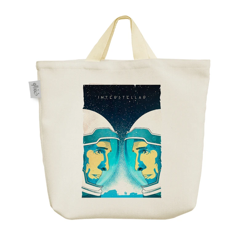 ساک خرید خندالو مدل فیلم در میان ستارگان Interstellar  کد 6141