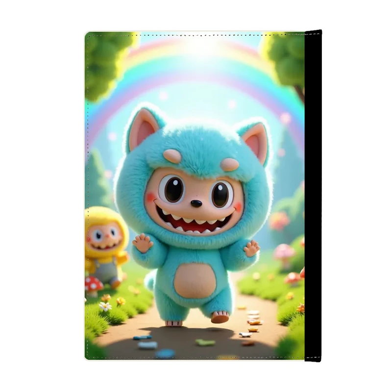 کلاسور پاد آفرین مدل کیوت فانتزی بامزه طرح عروسک لبوبو کد C047 