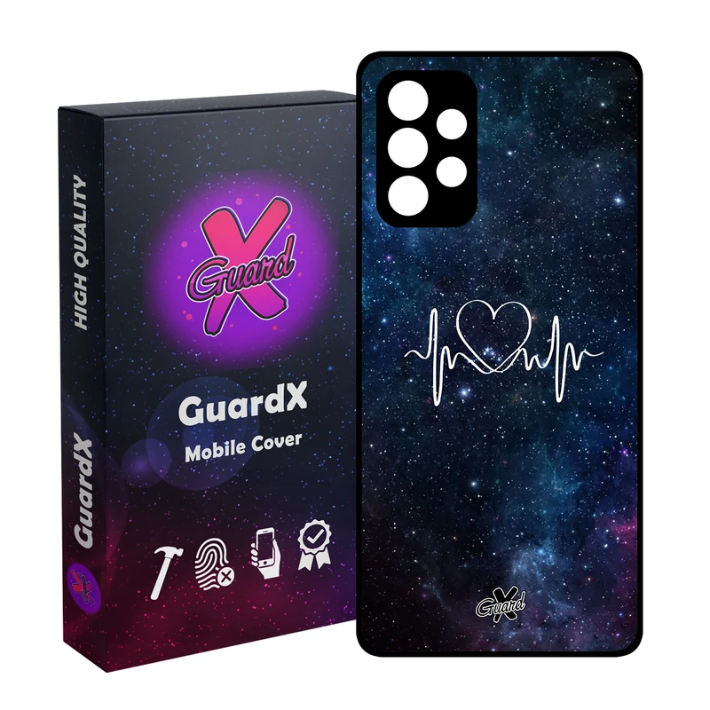 کاور گارد ایکس طرح Love مدل Glass10114 مناسب برای گوشی موبایل سامسونگ Galaxy A52