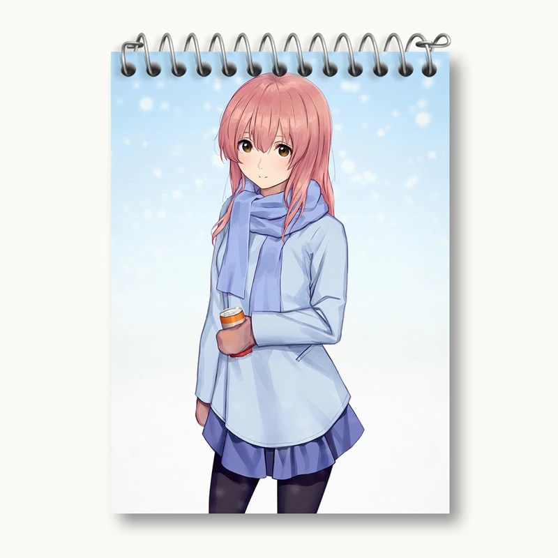 دفتر یادداشت 50 برگ خندالو مدل شوکو نیشیمیا انیمه سایلنت ویس A Silent Voice کد 15841