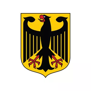 استیکر خودرو پویا مارکت طرح نشان ملی آلمان کد 1525