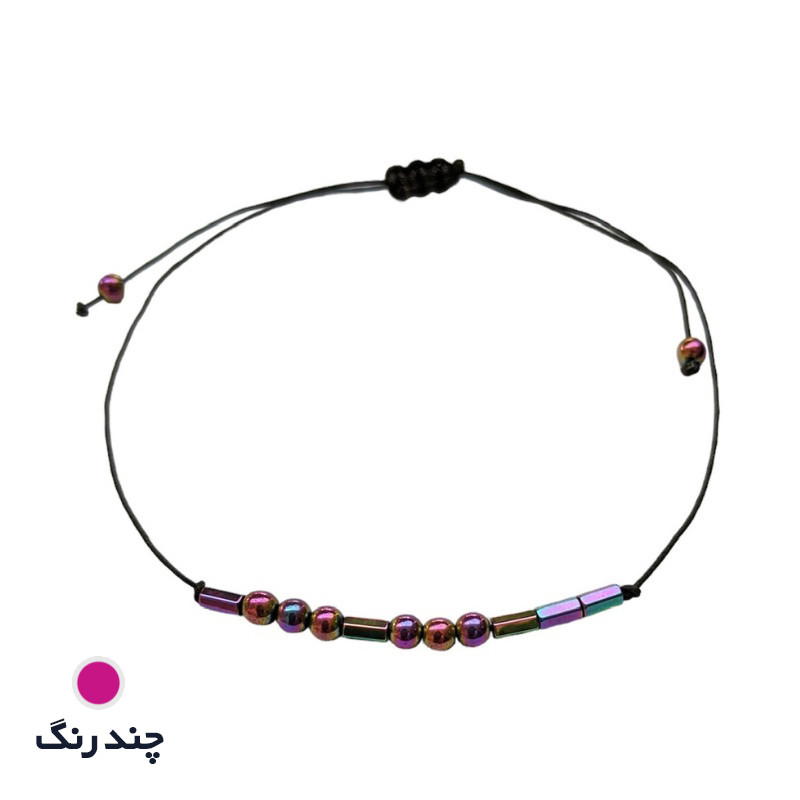 دستبند شریلند مدل مورس طرح اسم مبینا کد 082