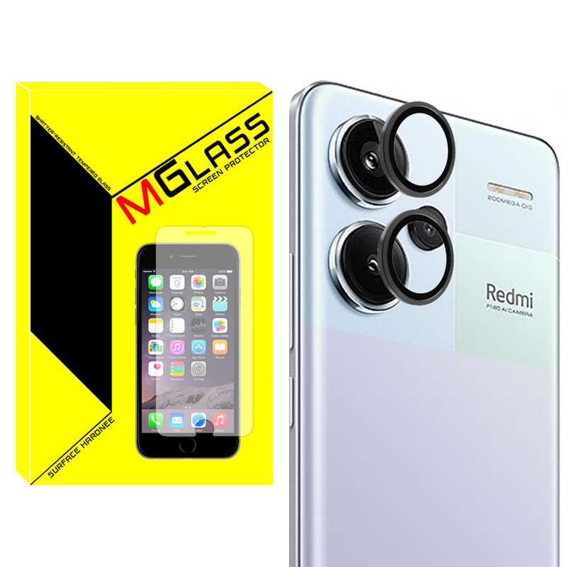 محافظ لنز دوربین ام‌گلس مدل Ring-Metal-MG مناسب برای گوشی موبایل شیائومی Redmi Note 13 pro plus