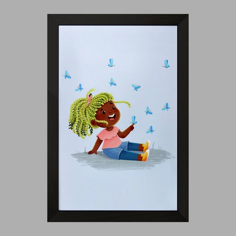 تابلو خندالو مدل دخترانه فانتزی کد 25754