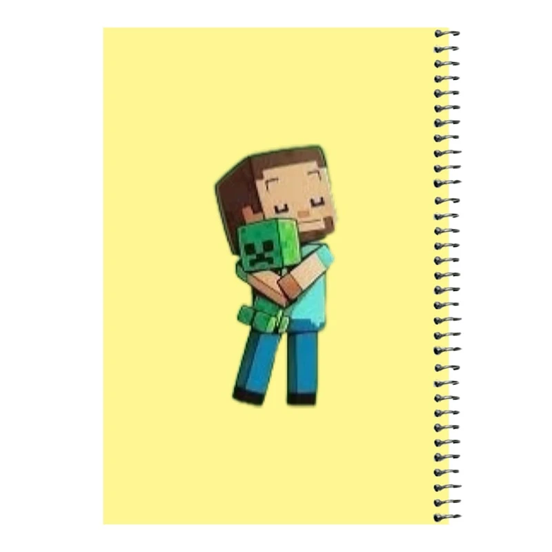 دفتر مشق 80 برگ اس جی مدل ماینکرفت کد۱  
