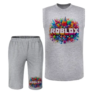 ست تاپ و شلوارک مردانه مدل آدمک A443