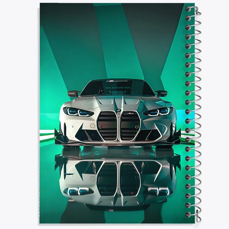 دفتر نقاشی 50 برگ خندالو طرح ماشین بی ام دبلیو (BMW) کد F7007
