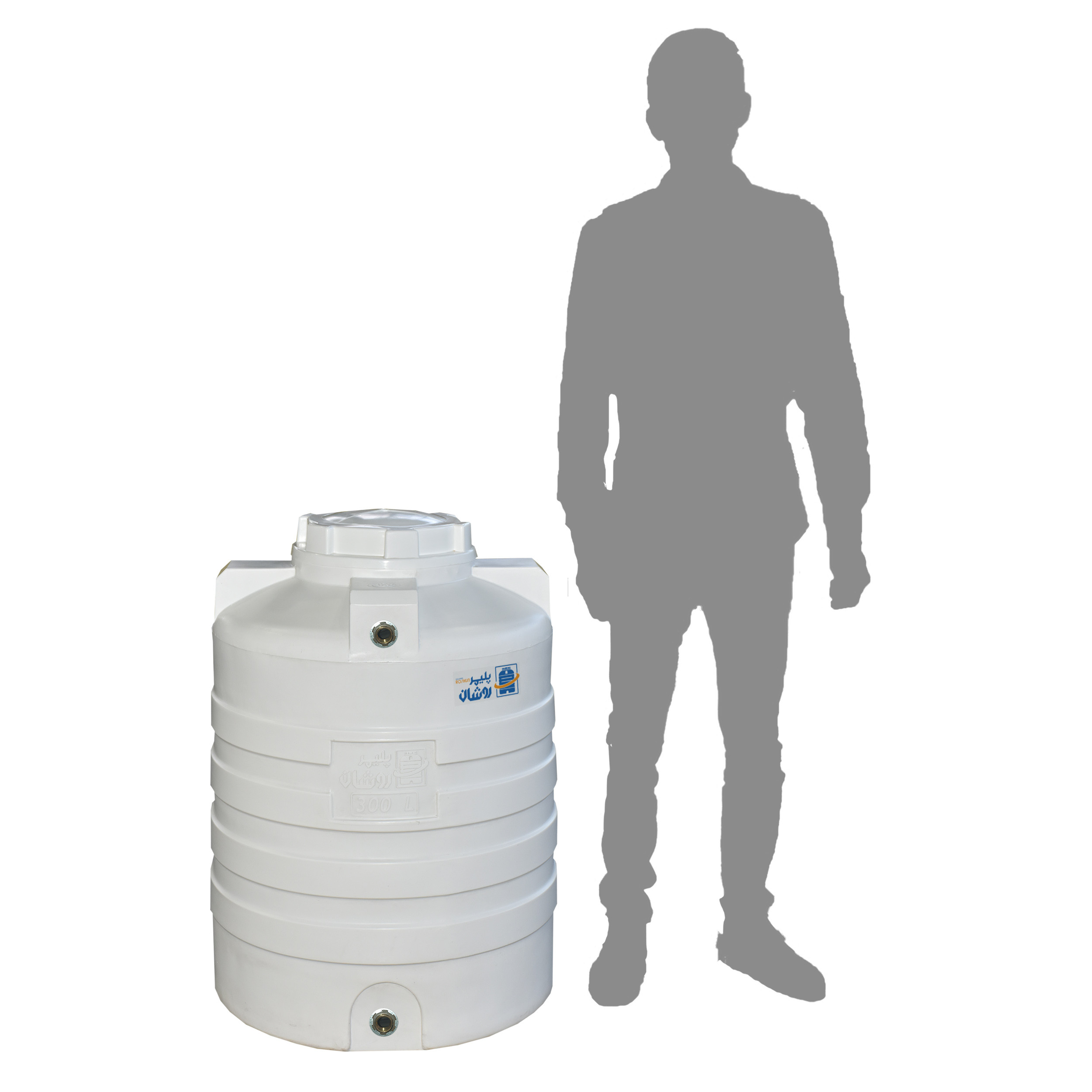 مخزن آب پلیمر روشان مدل MA-300 گنجایش 300 لیتر