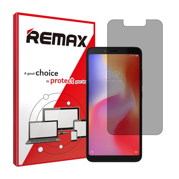 محافظ صفحه نمایش حریم شخصی ریمکس مدل HyPRV مناسب برای گوشی موبایل شیائومی Redmi 6A 