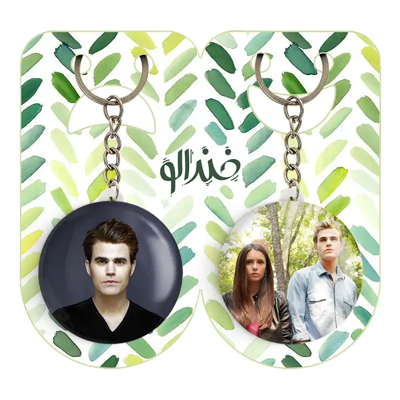 جاکلیدی خندالو مدل استفان و الینا خاطرات یک خون آشام The Vampire Diaries کد 2027120264 مجموعه 2 عددی