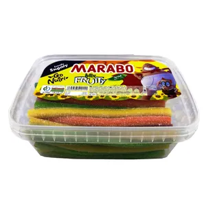 پاستیل لوله ای مارابو با طعم میوه مخلوط مقدار 900گرم