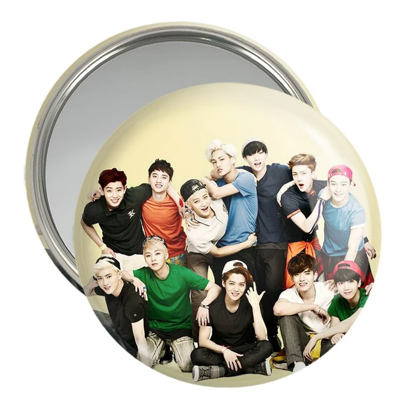 آینه جیبی خندالو مدل گروه اکسو EXO  کد 13660