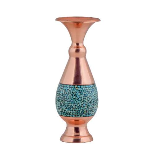 گلدان فیروزه کوبی هنرلوکس مدل h16
