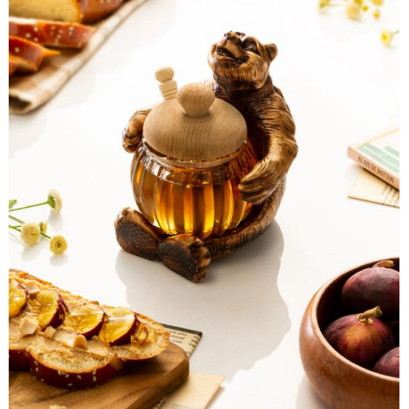 ظرف عسل ام وي اچ گلس اند پلاستيكس مدل نیوان