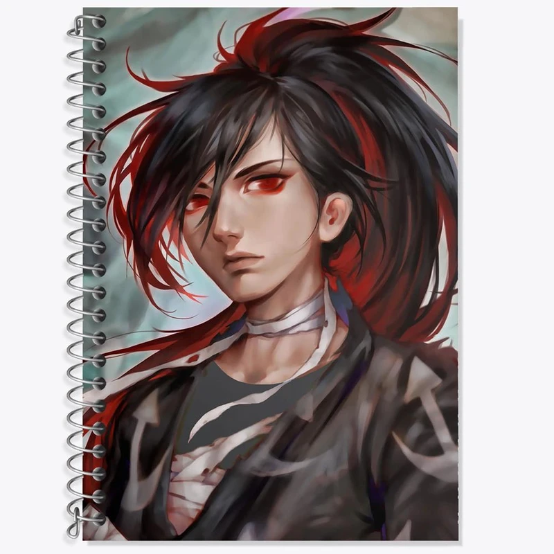 دفتر لغت 50 برگ خندالو مدل هیاکومارو انیمه دورورو Dororo کد 28592