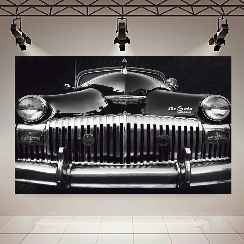 استیکر طرح خودروی کلاسیک مدل دسوتو کد PD130694