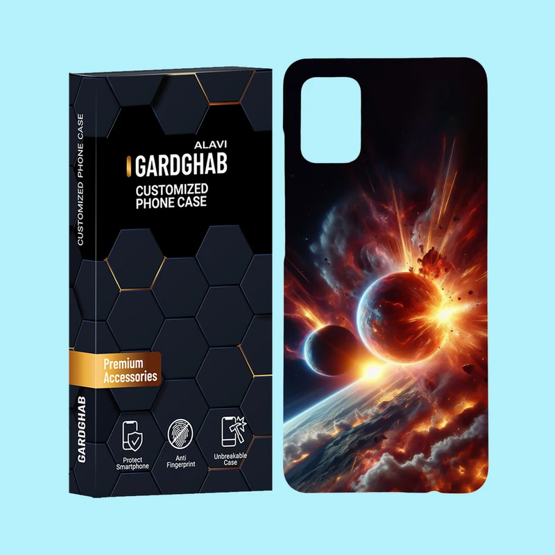 کاور گارد قاب علوی مدل کهکشان مناسب برای گوشی موبایل سامسونگ Galaxy A31