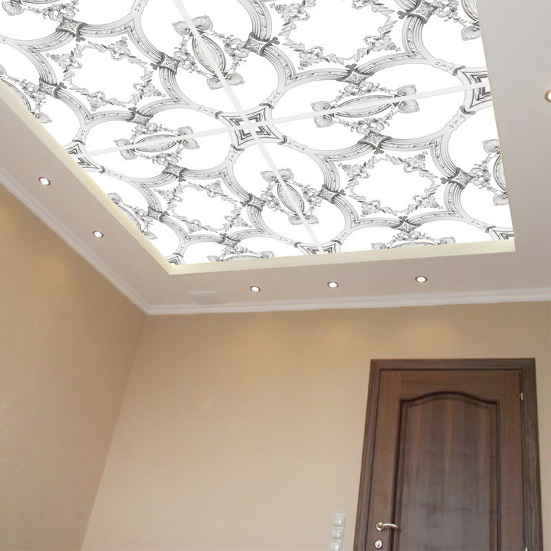 تایل سقفی آسمان مجازی مدل CP-17107 سایز 60x60 سانتیمتر بسته 8 عددی