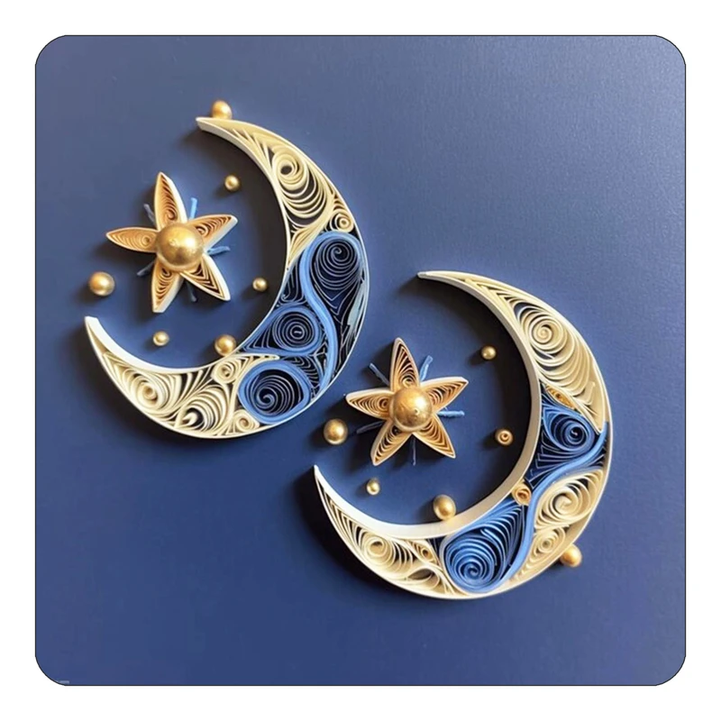 مگنت کاکتی طرح ماه و ستاره مدل mp54947