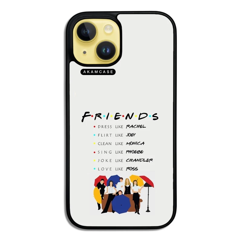 کاور آکام مدل AMCWA15-FRIENDS7 مناسب برای گوشی موبایل اپل iPhone 15