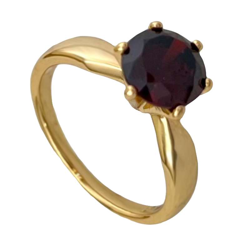 انگشتر زنانه ژوپینگ مدل تک نگین کد R4604