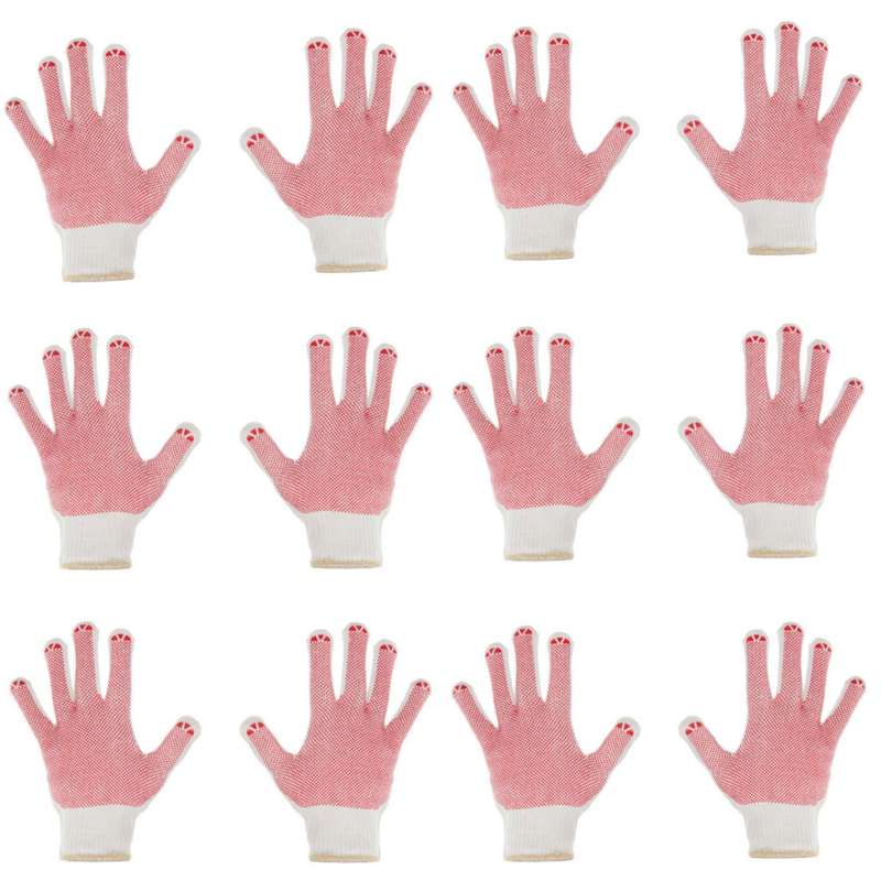 دستکش ایمنی  کد 002 مجموعه 6 عددی