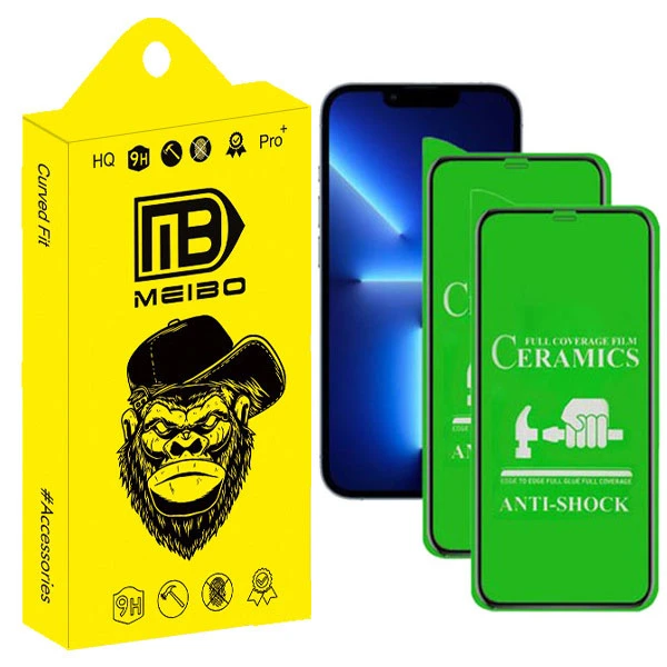 محافظ صفحه نمایش موبایل میبو مدل CERAMIC مناسب برای گوشی موبایل اپل IPHONE 13 بسته دو عددی