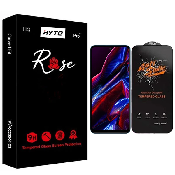 محافظ صفحه نمایش هیتو مدل Rose Antistatic Guard مناسب برای گوشی موبایل شیائومی redmi note 12 4G / 12 5G / note 12R Pro / poco X5