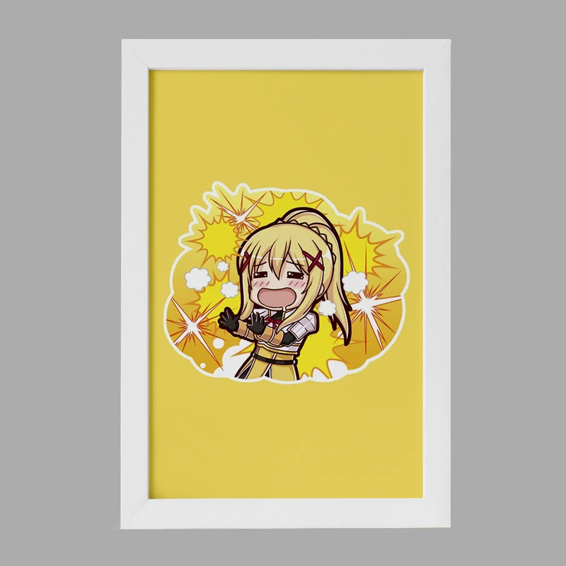 تابلو خندالو مدل دارکنس انیمه کونوسوبا Konosuba کد 27162