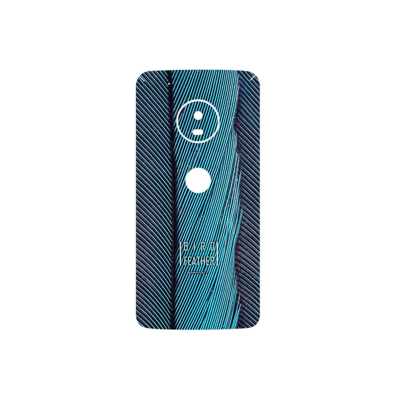 برچسب پوششی ماهوت مدل Turquoise feathers مناسب برای گوشی موبایل موتورولا Moto G5 Plus