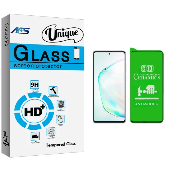 محافظ صفحه نمایش سرامیکی ای اف اس مدل Unique Glass مناسب برای گوشی موبایل سامسونگ Galaxy A50s / A50
