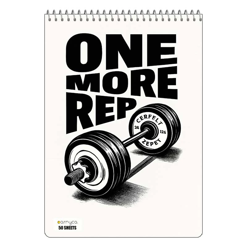 دفتر نقاشی 50 برگ سیمی کارنیکا طرح باشگاه Gym کد 47289
