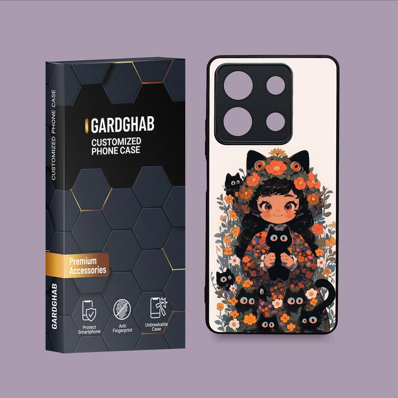  کاور گارد قاب مدل دخترانه مناسب برای گوشی موبایل شیائومی Redmi Note 13 5G