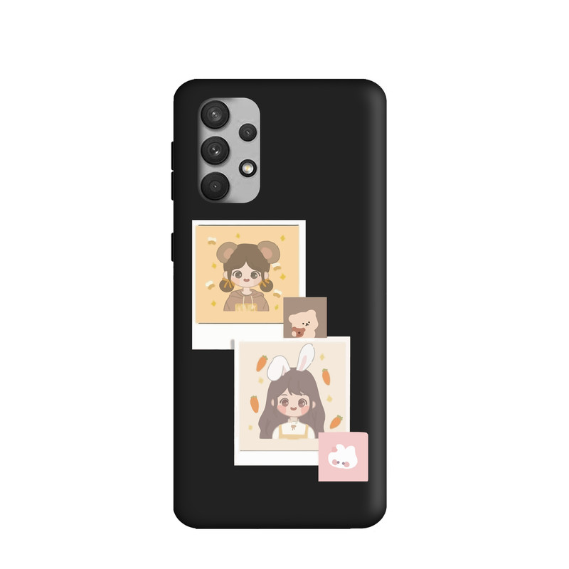 کاور طرح عکس دخترانه کد FF416 مناسب برای گوشی موبایل سامسونگ Galaxy A32 4G