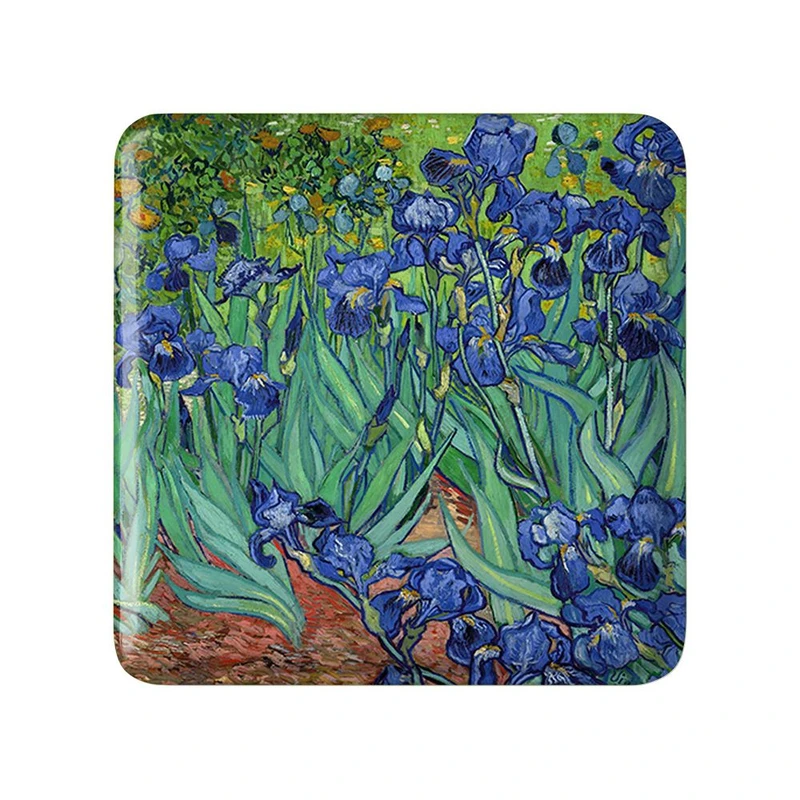 پیکسل خندالو مدل نقاشی گل های زنبق اثر ونسان ونگوگ کد 25458