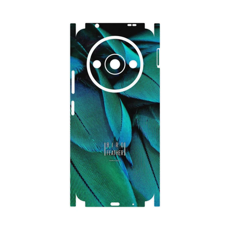 برچسب پوششی ماهوت مدل Green Feather-FullSkin مناسب برای گوشی موبایل شیائومی Redmi A3x