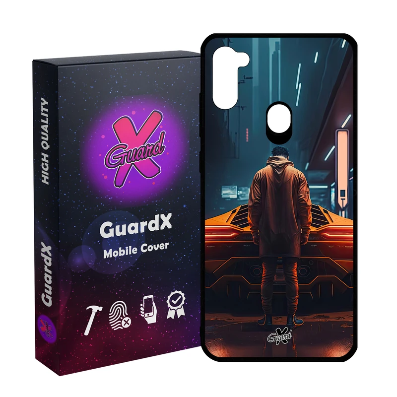 کاور گارد ایکس طرح لامبورگینی مدل Glass10601 مناسب برای گوشی موبایل سامسونگ Galaxy A11/M11