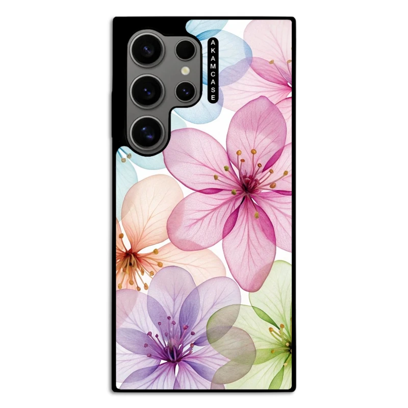 کاور آکام مدل AMC-WSGS24U-FLOWERS-29 مناسب برای گوشی موبایل سامسونگ Galaxy S24 Ultra
