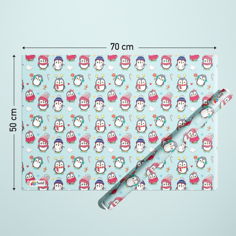 کاغذ کادو صدفی طرح شادی بسته 2 عددی