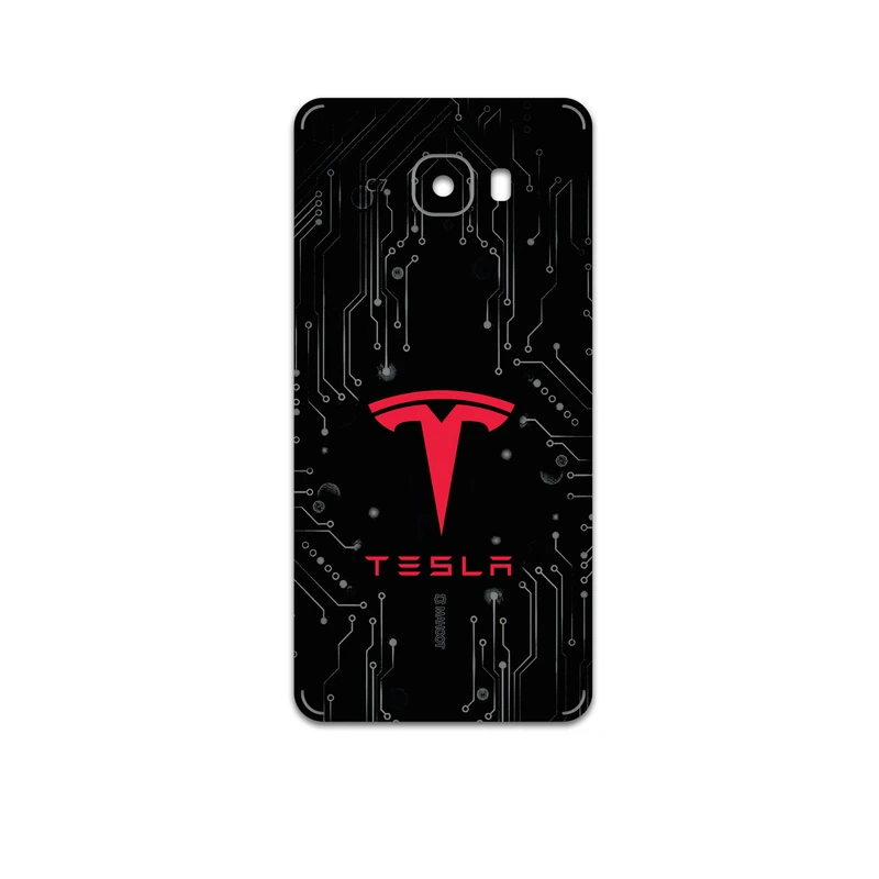 برچسب پوششی ماهوت مدل TESLA-Motors مناسب برای گوشی موبایل سامسونگ Galaxy C7
