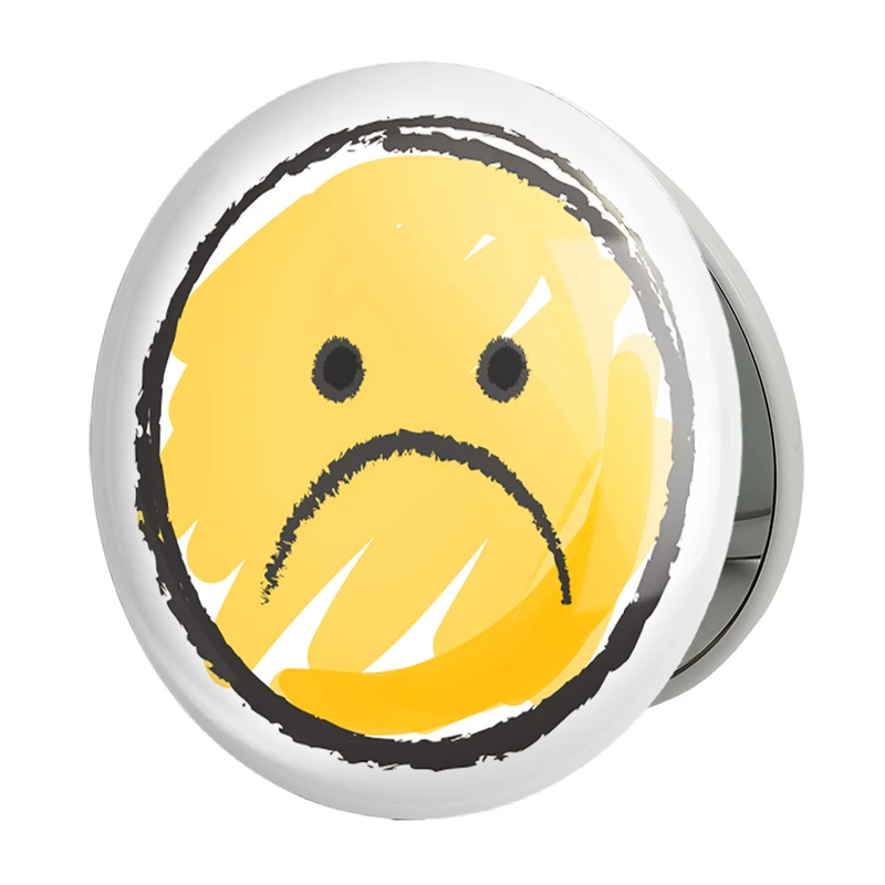 آینه جیبی خندالو طرح ایموجی Emoji مدل تاشو کد 3057 
