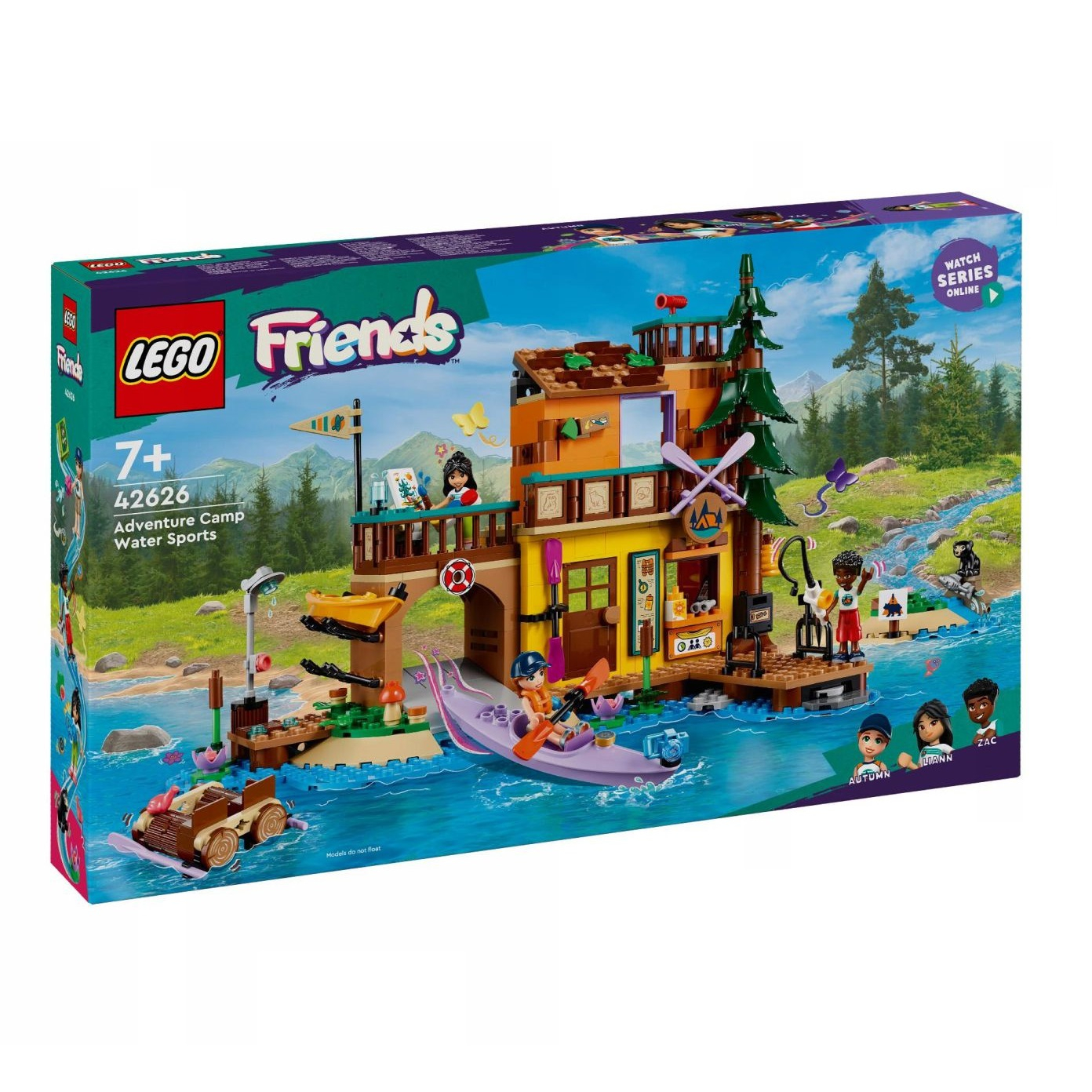 لگو 628 تکه سری Friends مدل Adventure Camp Water Sports کد 42626