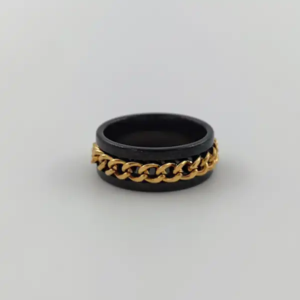 انگشتر مدل زنجیردار چرخشی S19