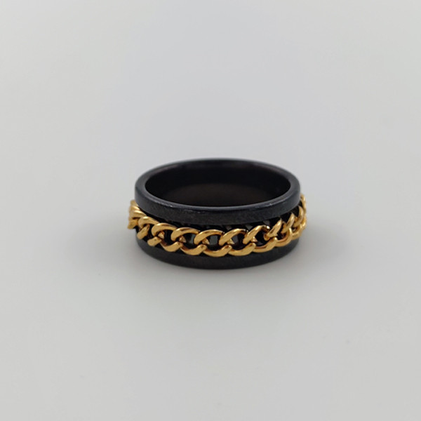 انگشتر مدل زنجیردار چرخشی S19