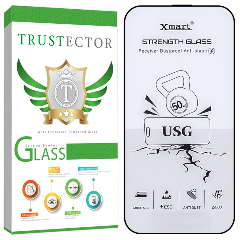محافظ صفحه نمایش تراستکتور مدل XMTT مناسب برای گوشی موبایل اپل iPhone 15 / iPhone 16
