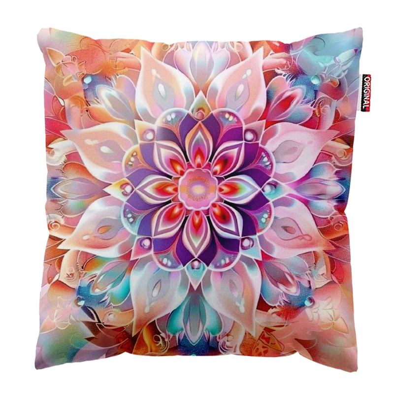 کوسن پاد آفرین مدل سنتی گل کد k60 سایز 30×30 سانتی‌متر