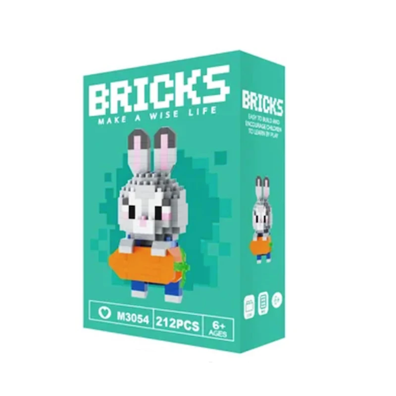 ساختنی 212 تکه بریکس مدل خرگوش زوتوپیا