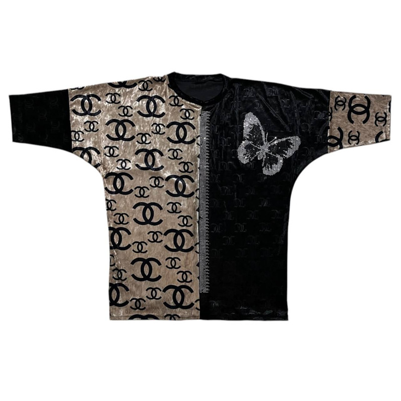 بلوز آستین سه ربع زنانه مدل نارسی کد 03