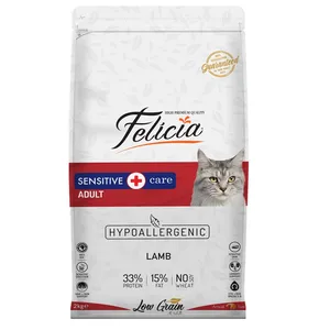 غذای خشک گربه فلیشیا مدل Sensitive Care Adult Lamb-2 وزن 2 کیلوگرم